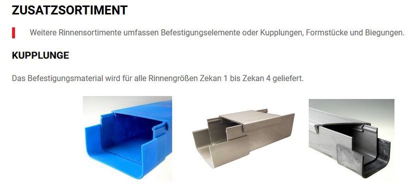 Kabelkanal aus PVC-U Kabelkanal aus PVC-U